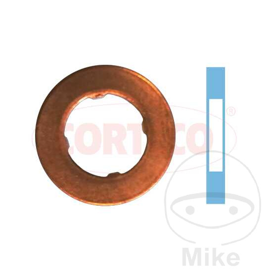 Corteco injector holder gasket ID 7.2/7.7X13X1.5 mm 6er Blister