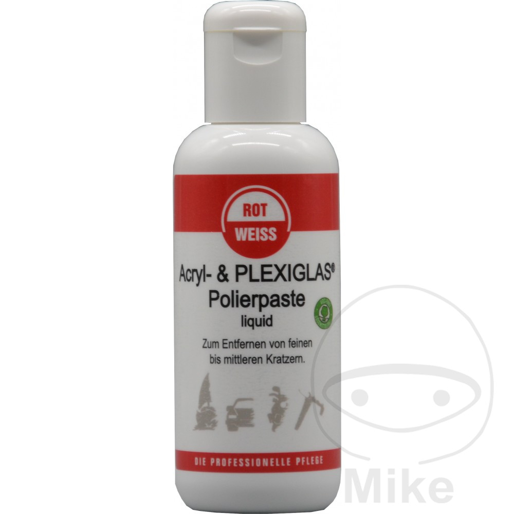 Rotweiss leštící pasta Acryl- a plexisklo 150 ml LIQUID červená bílá