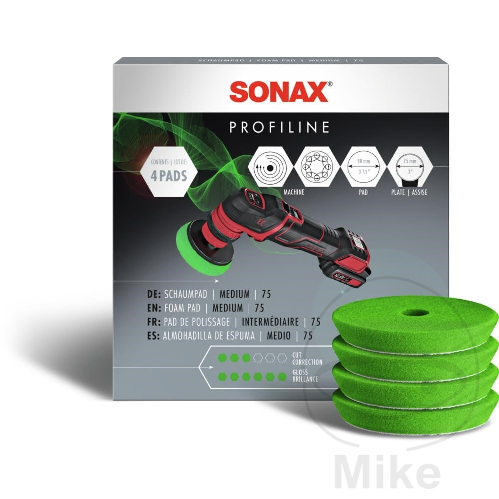 Sonax pěnový kotouč medium 75 mm 4 ks Sonax