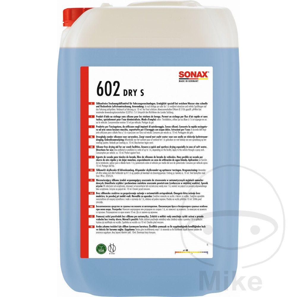 Sonax sušicí koncentrát 25 l Sonax DRY S vypouštěcí kohout 6502028