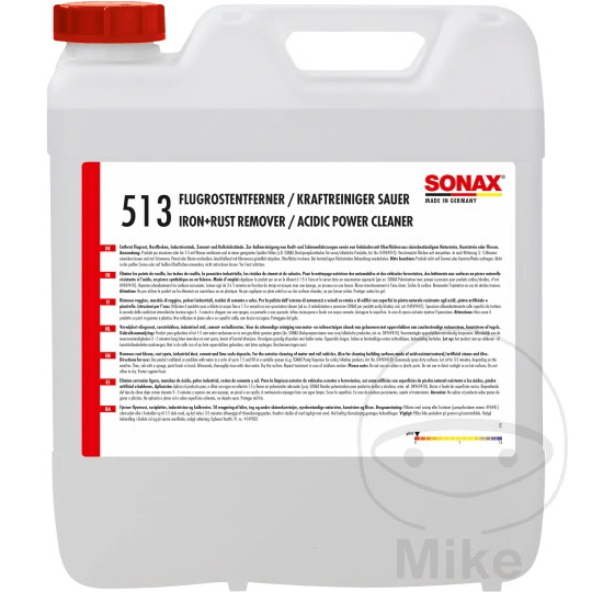 Sonax odstraňovač letové rzi 10 l Sonax renovace ojetých vozů vypouštěcí kohout 6502028