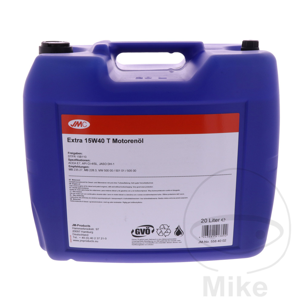 JMC motorový olej 15W40 T 20L JMC extra