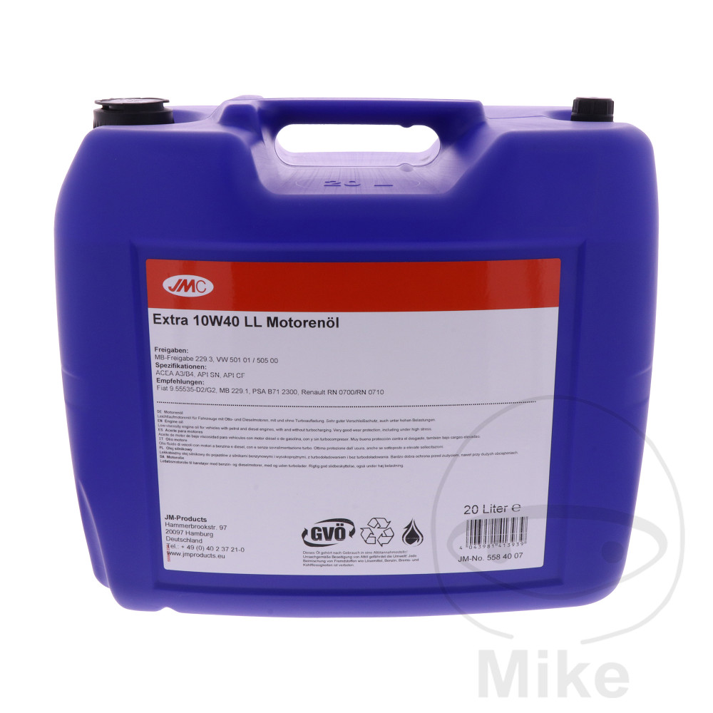 JMC motorový olej 10W40 LL 20L JMC EXTRA
