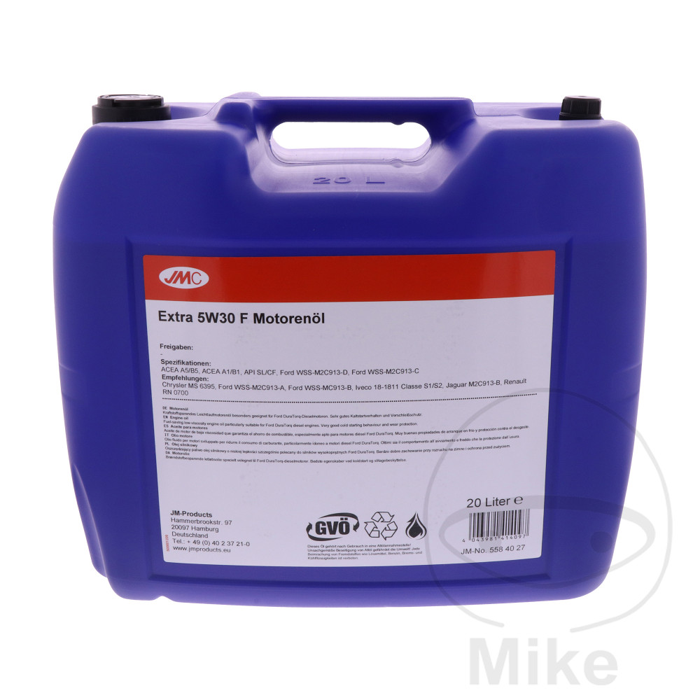 JMC motorový olej 5W30 přední 20L JMC EXTRA