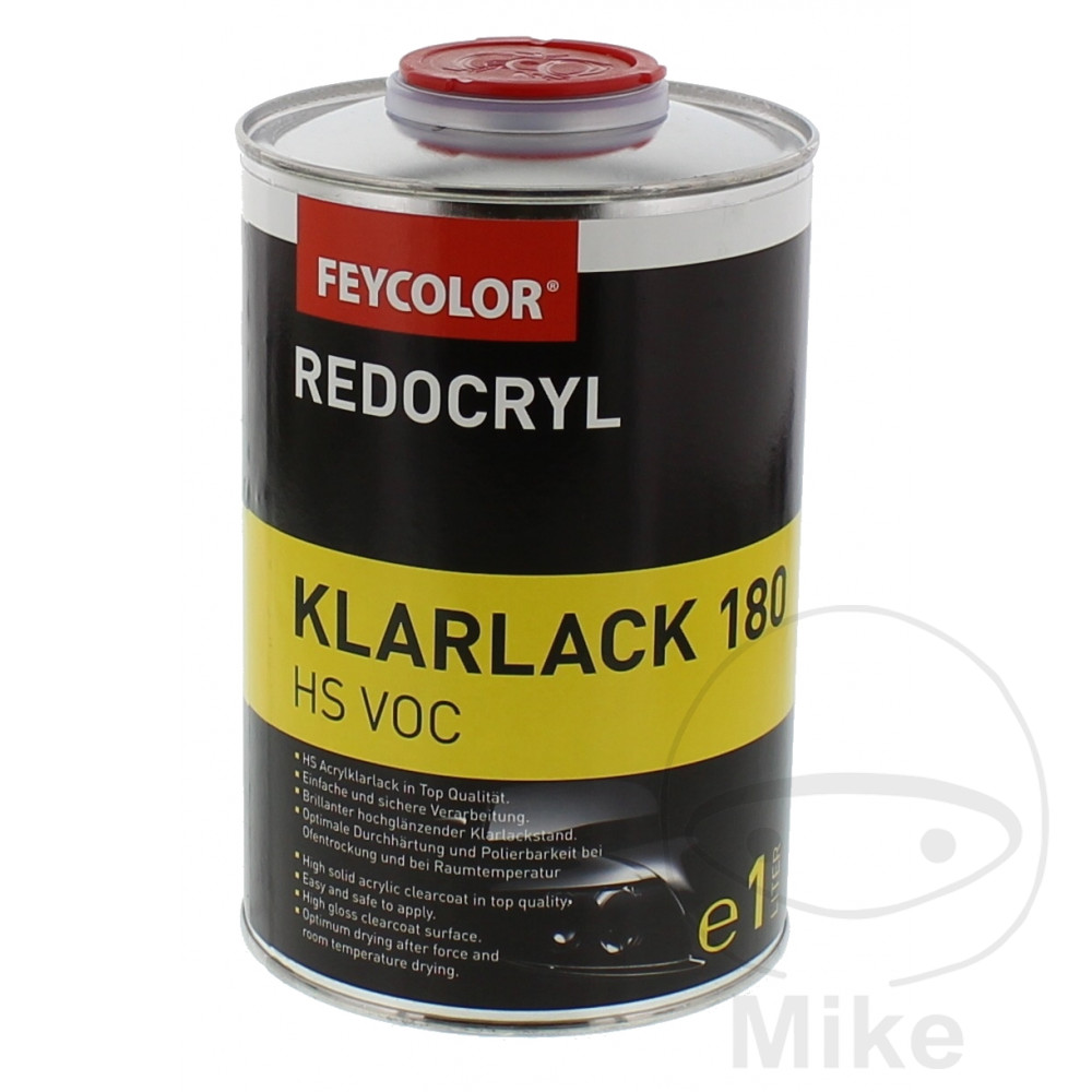 Feycolor clear coat 2K VOC 1000 ml Redocryl HS 180