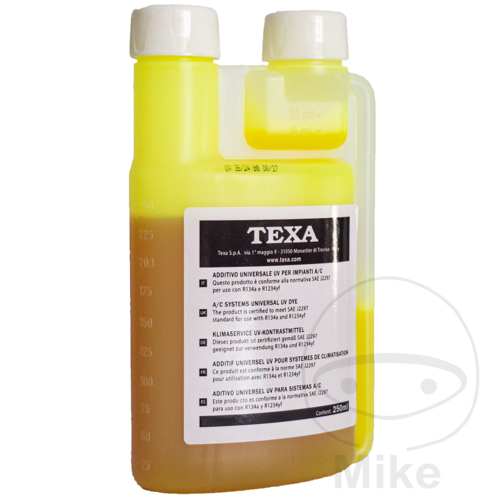 Texa aditivum UV detekce netěsností 250 ml TEX kontrastní barvivo bez rozpouštědel