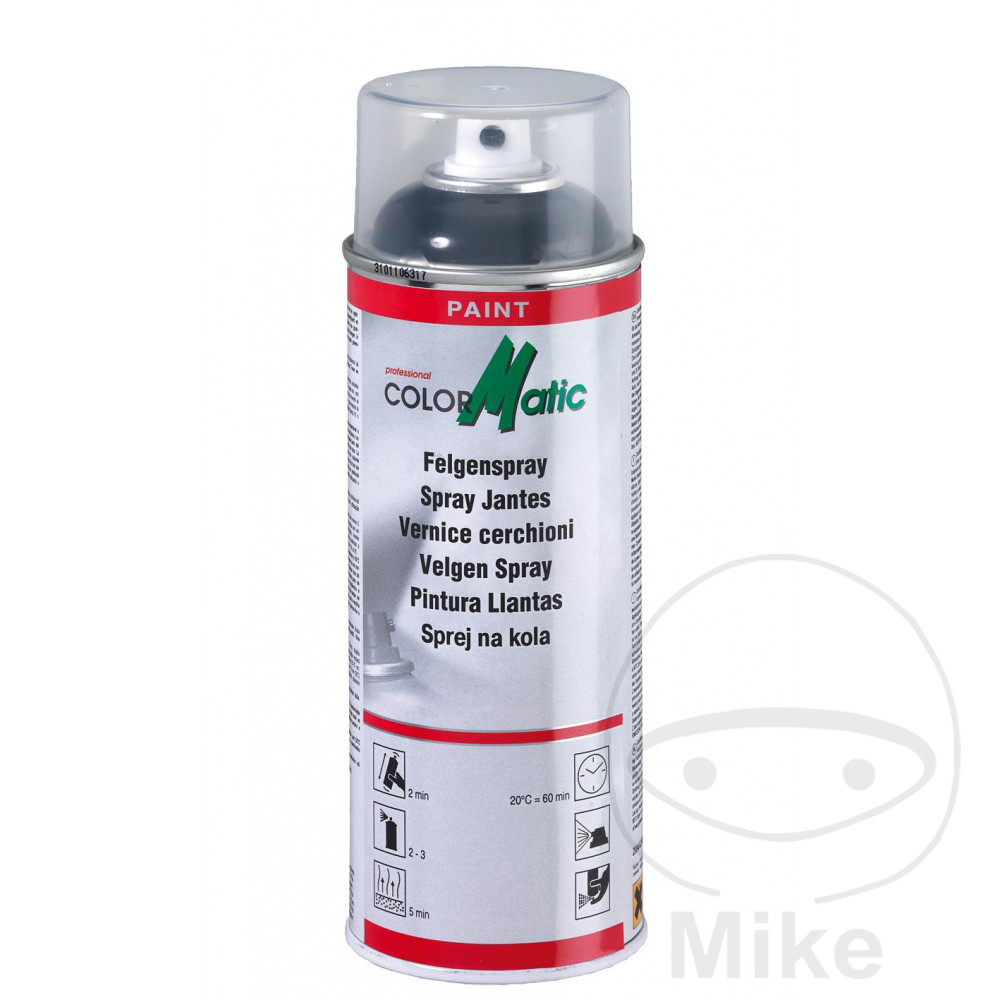 Dupli Color Rim Paint Black 400ML Colormatic