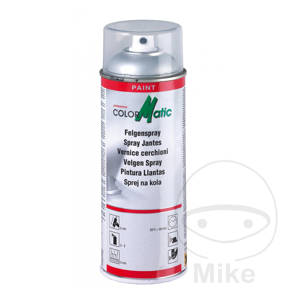 Dupli Color Rim Paint Silver Semi-Gloss 400 ml Colormatic