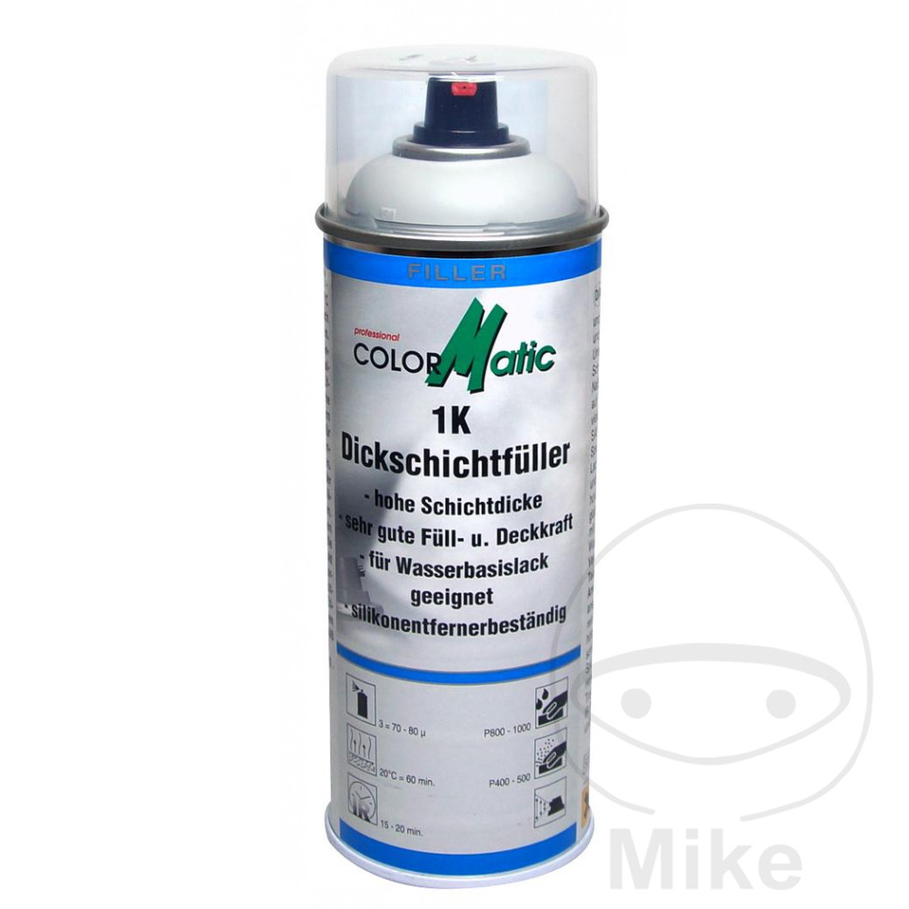 Dupli Color 1K Acrylic Filler 400 ml Light Grey Colormatic HG2