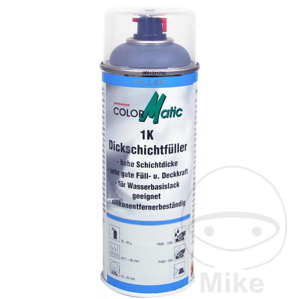 Dupli Color plnič akryl 1K 400 ml středně šedá HG1 Colormatic