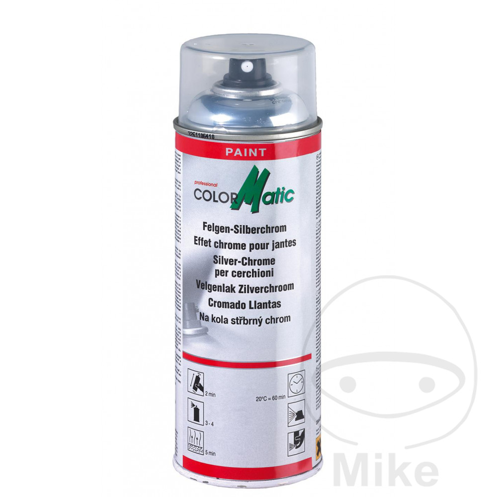 Dupli Color Rim Paint Chrome Silver 400 ml Colormatic