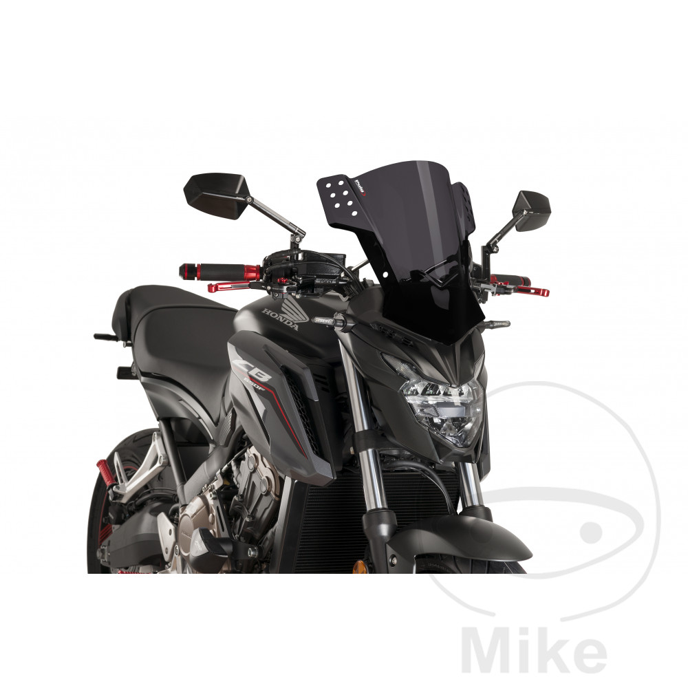 Puig plexi Rafale Puig tmavé APRILIA SHIVER 750 SL 07-09, SHIVER 750 SL ABS 08-09, SHIVER 900 ABS 17-18, TUONO 125 4T ABS 17-18, BMW F 800 800 R 09-12, F 800 800 R ABS 09-14, G 310 R ABS 16-17...