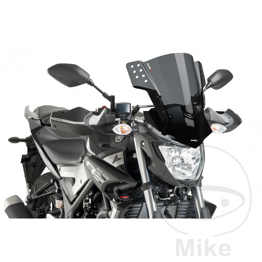 Puig plexi Rafale Puig tmavé APRILIA SHIVER 750 SL 07-09, SHIVER 750 SL ABS 08-09, SHIVER 900 ABS 17-18, TUONO 125 4T ABS 17-18, BMW F 800 800 R 09-12, F 800 800 R ABS 09-14, G 310 R ABS 16-17...