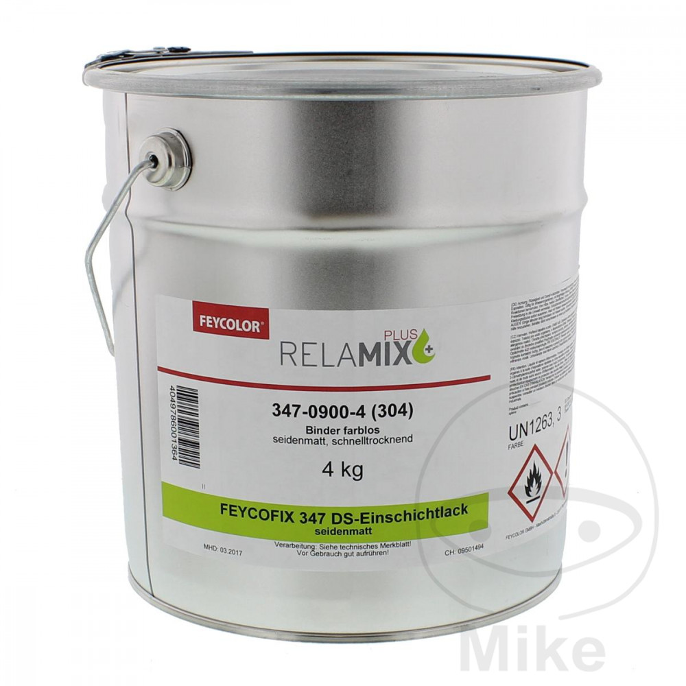 Feycolor 1K KH Single-Layer Lacquer 347 4 kg Feycofix Semi-Matt