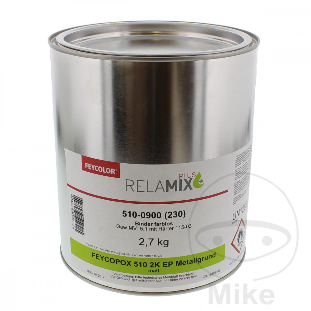 Feycolor 2K EP Metal Primer 510 2.7 kg Feycopox Clear