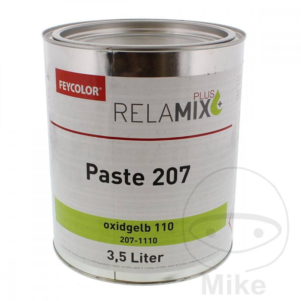 Feycolor Pigment Paste 207 110 3.5 l Oxide Yellow