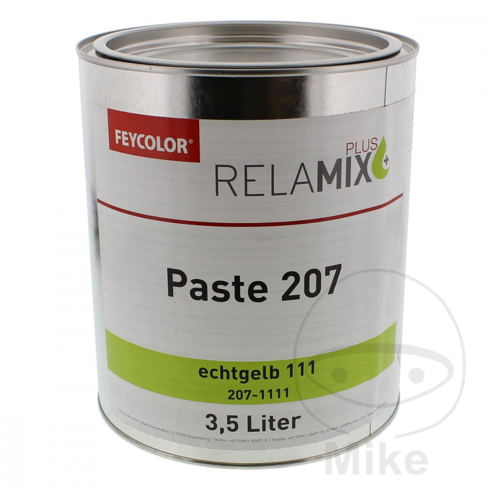 Feycolor Pigment Paste 207 111 3.5 l Yellow