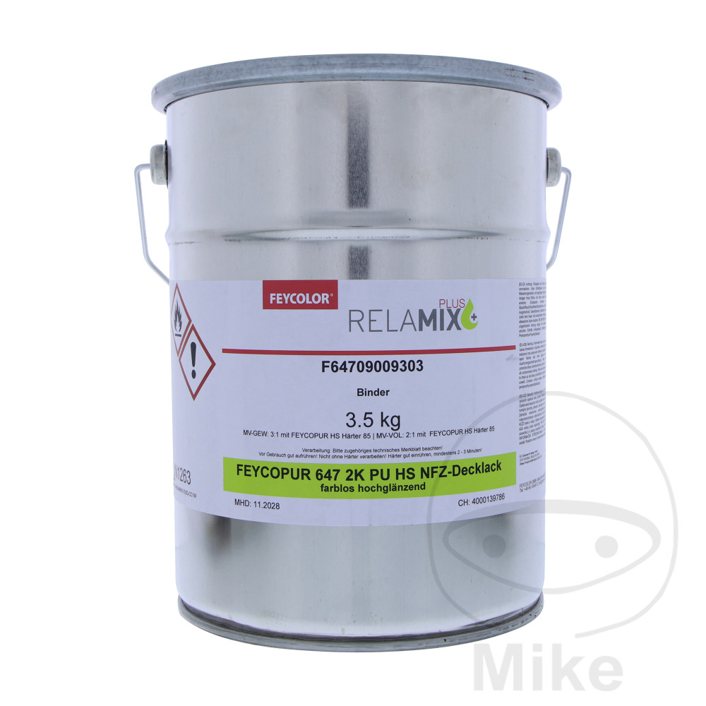 Feycolor HS-vysoce lesklý lak 2K 3.5 kg 647 transparent Feycopur ( )
