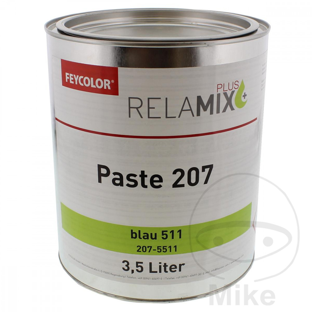 Feycolor Pigment Paste 207 511 3.5 l Blue