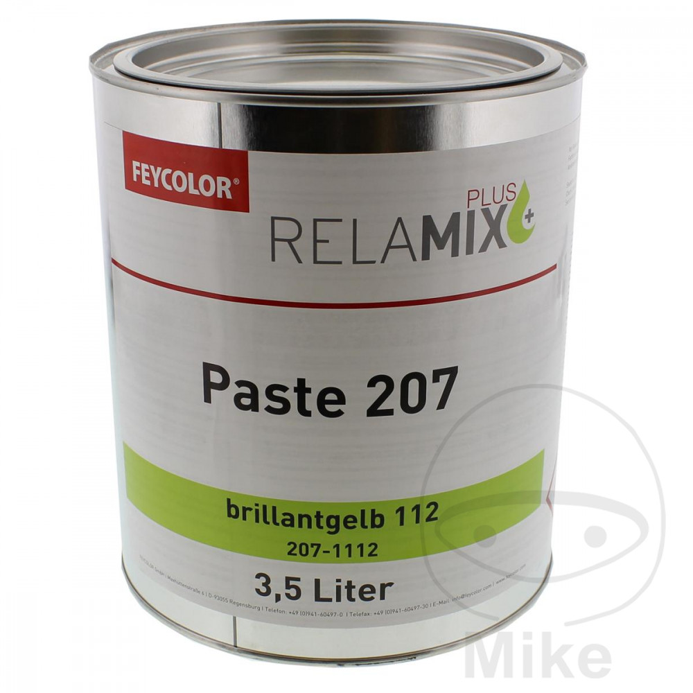 Feycolor Pigment Paste 207 112 3.5 l Light Yellow