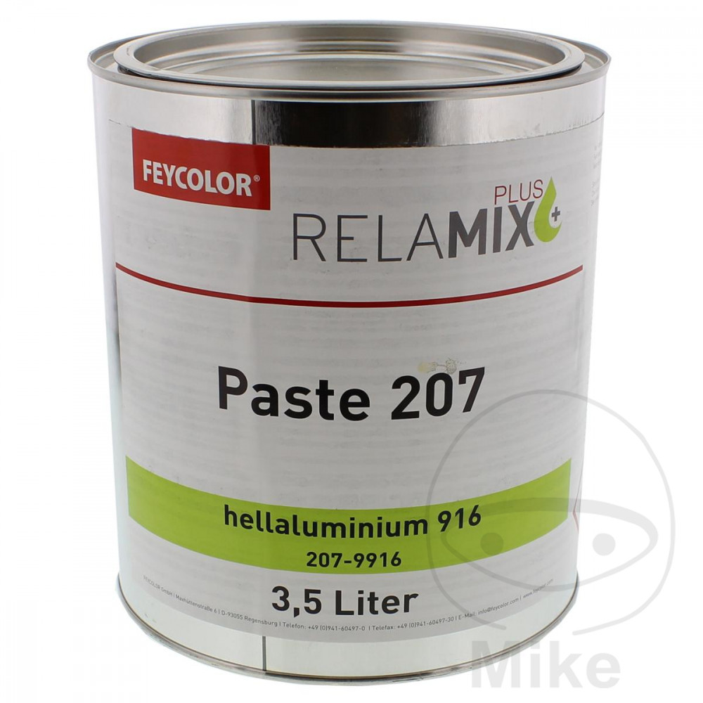 Feycolor Pigment Paste 207 916 3.5 l Aluminium Light