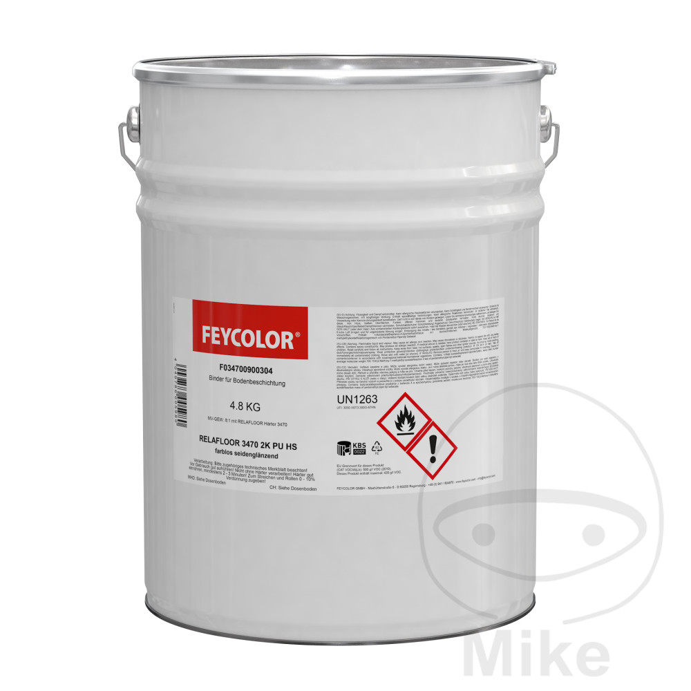 Feycolor Floor Coating 3470 4.8 kg RELAFLOOR Semi-Gloss Clear