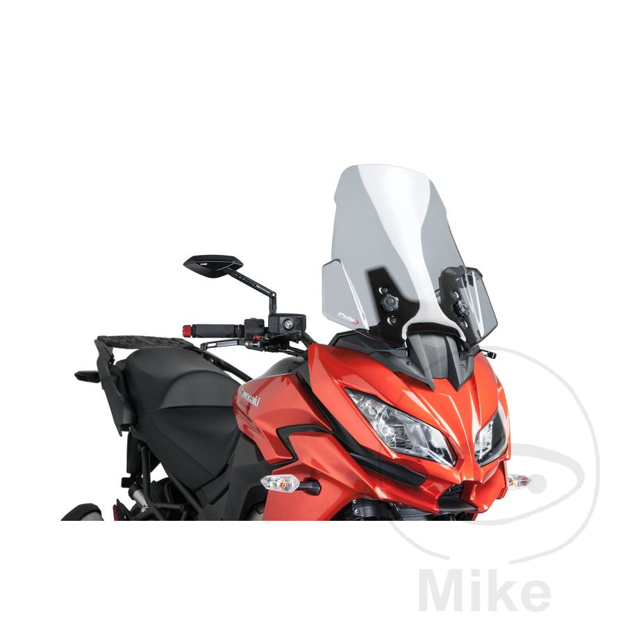 Puig cestovní plexi Puig kouřově šedé KAWASAKI KLE 650 VERSYS 15-16, KLE 650 VERSYS ABS 15-21, KLE 650 VERSYS SPECIAL EDITION ABS 17, KLZ 1000 VERSYS ABS 12-24