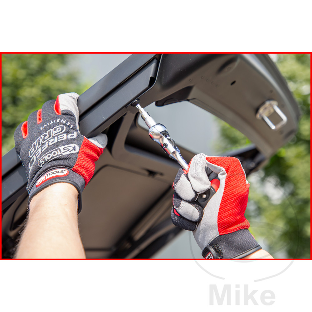 KS Tools přepínací ráčna 3/8Z Mini T-rukojeť výkyvná hlava