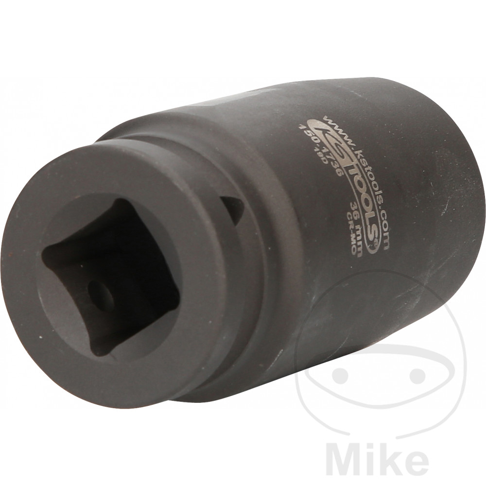 KS Tools rázová nástrčná hlavice 12 hran 3/4 36 mm tenkostěnné provedení hnací hřídel