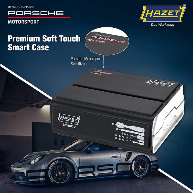 Hazet gola sada 1/4Z 50dílná Hazet PORSCHE MOTORSPORT