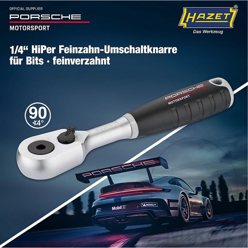 Hazet gola sada 1/4Z 50dílná Hazet PORSCHE MOTORSPORT