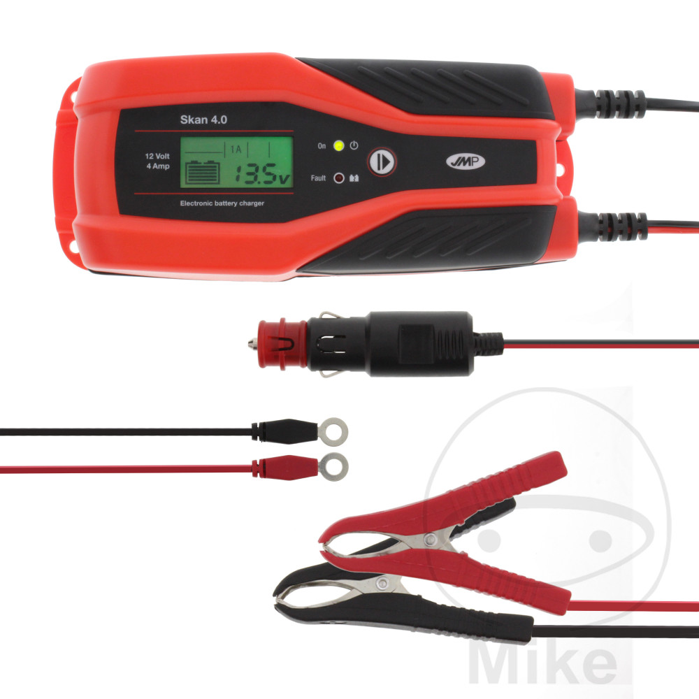 JMP nabíječka akumulátorů Skan 4.0 12V 1A-4A ADIVA AD 250 07, AD 250 IE 08-10, ADLY/HER CHEE/HERKULES AIR TEC 1 50 AC 06-10, CHEE/HERKULES AIR TEC SSII 50 LC 09-11, CHEE/HERKULES AT 50 PT2 99-01, CHEE/HERKULES ATV 50 MOD155 04-06, CHEE/HERKULES ATV 50 VG