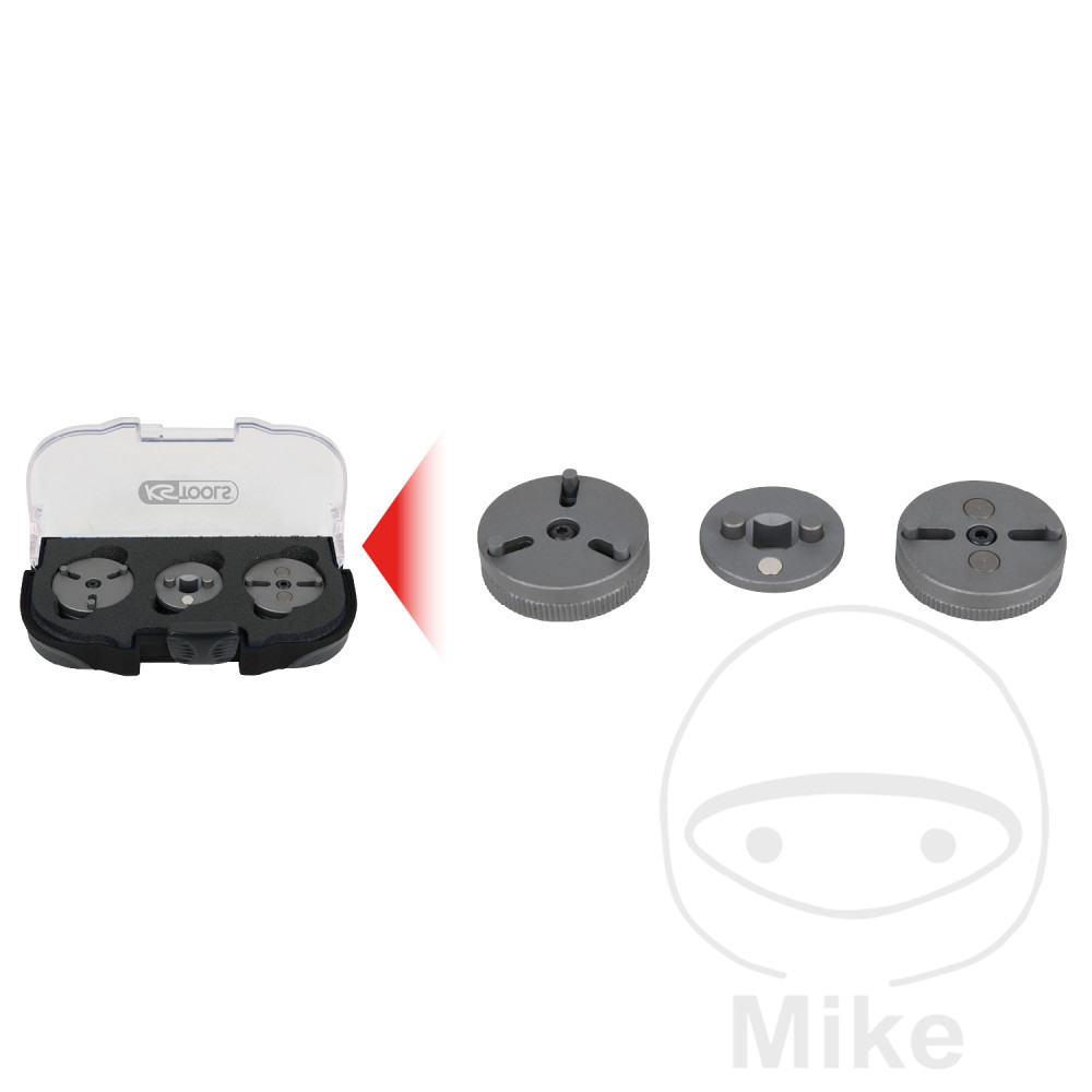 KS Tools BREMSKOLBEN ADAPTER sada 3-dílná 2PIN+3-Pin