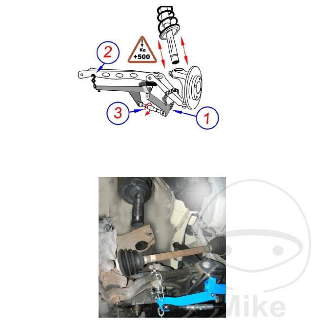 Schmack příčné rameno pákový nástroj universal