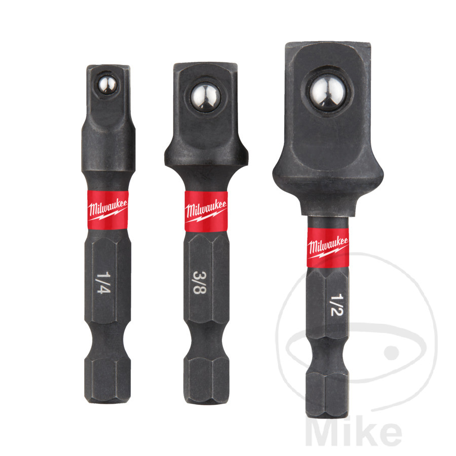 Milwaukee ADAPTER sada 3 - dílná 1/4X1/4 1/4X3/8 1/4X1/2 ( )