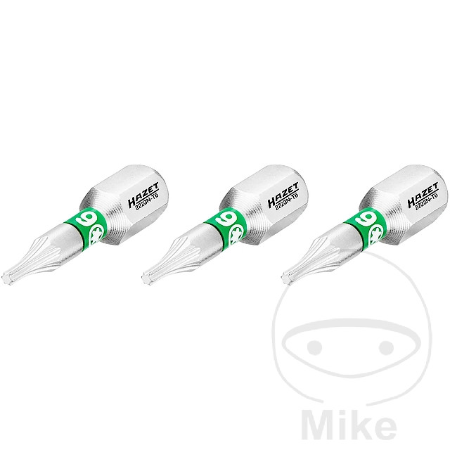 Hazet BIT TORX T6 1/4Z 3 - dílná 25 mm 1/4Z=6.3 mm