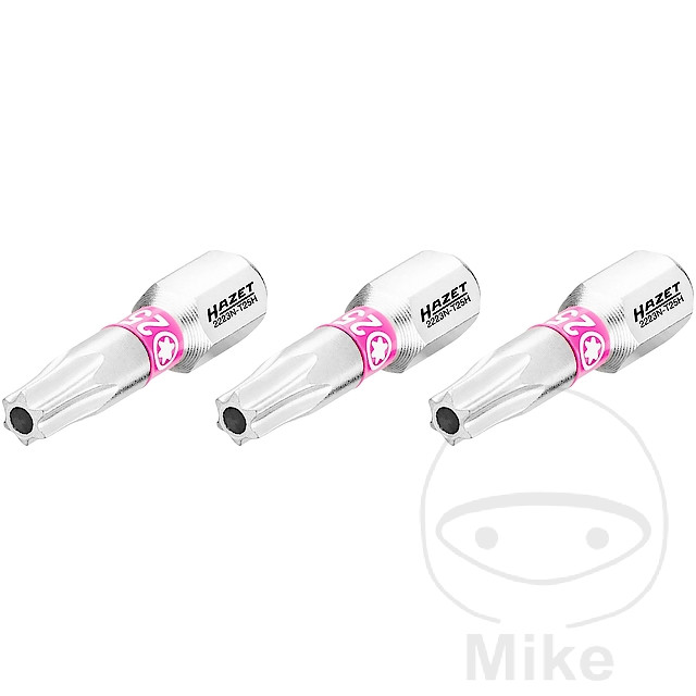 Hazet BIT TORX T25H 1/4Z 3 - dílná 25 mm 1/4Z=6.3 mm