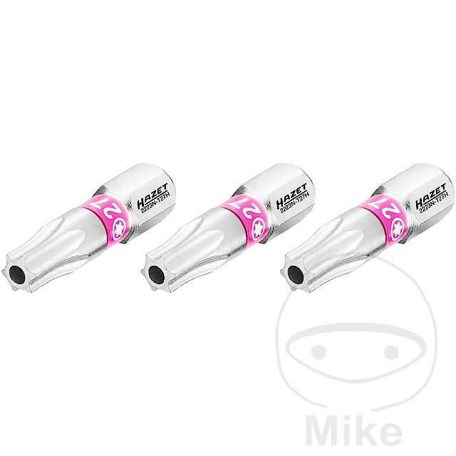 Hazet BIT TORX T27H 1/4Z 3 - dílná 25 mm 1/4Z=6.3 mm