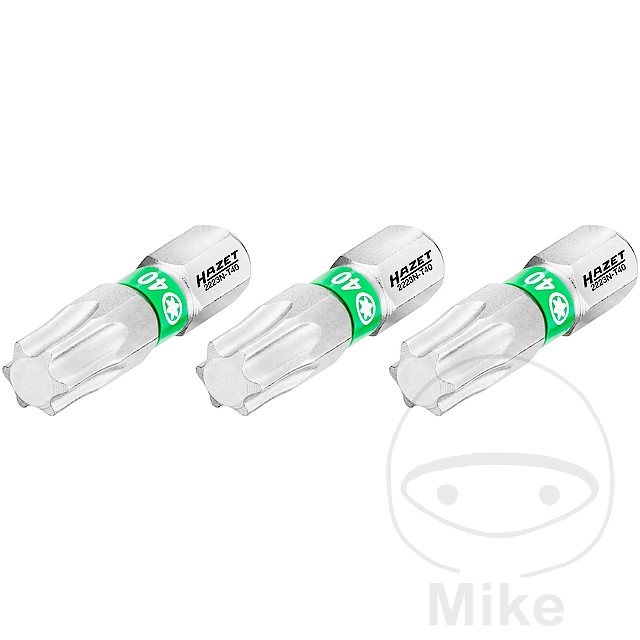 Hazet BIT TORX T40 1/4Z 3 - dílná 25 mm 1/4Z=6.3 mm