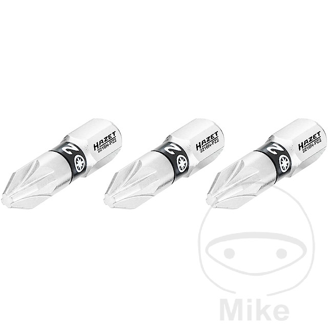 Hazet BIT KR hadice PZ2 1/4Z 3 - dílná 25 mm 1/4Z=6.3 mm