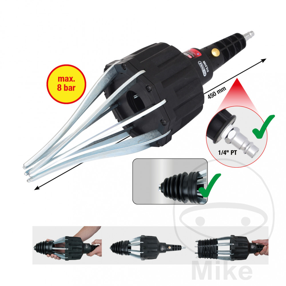 KS Tools roztahovák manžety pneumatický MAX 115 mm