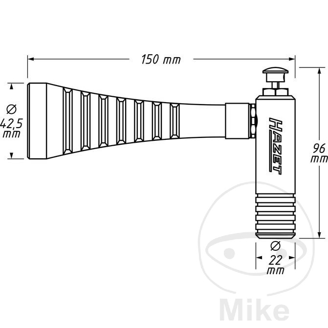 Hazet turbo ofukovací pistole 9040T-1