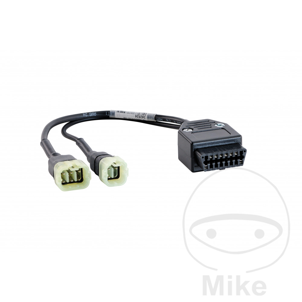 Hella-Gutmann GUTMANN propojovací kabel BIKE BKA03 Kawasaki 4+6-Pin KAWASAKI ER-6F 650 10-17, ER-6F 650 ABS 09-17, ER-6N 650 ABS 10-17, ER-6N 650 13-17, GTR 1400 ABS 10-17, KLE 650 VERSYS ABS 10-22, KLE 650 VERSYS 15-16...