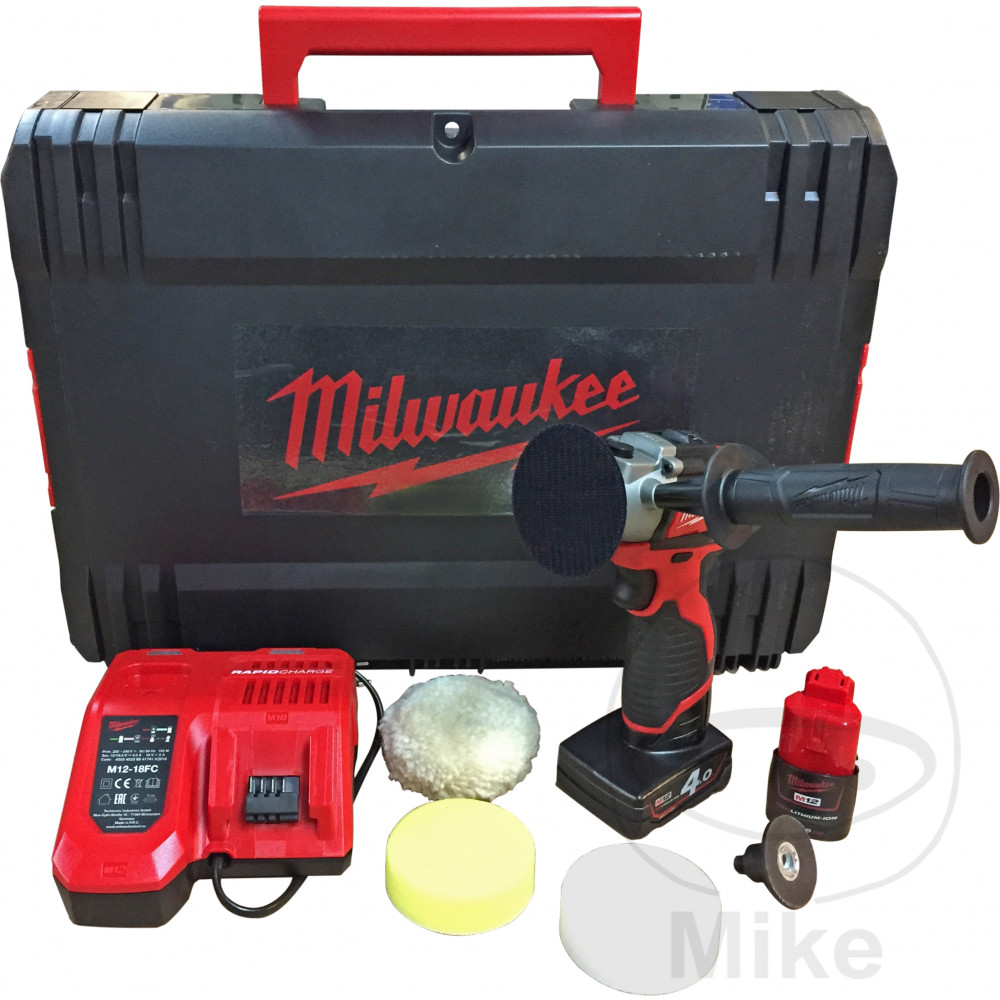 Milwaukee akumulátor leštička MINI 12V Set