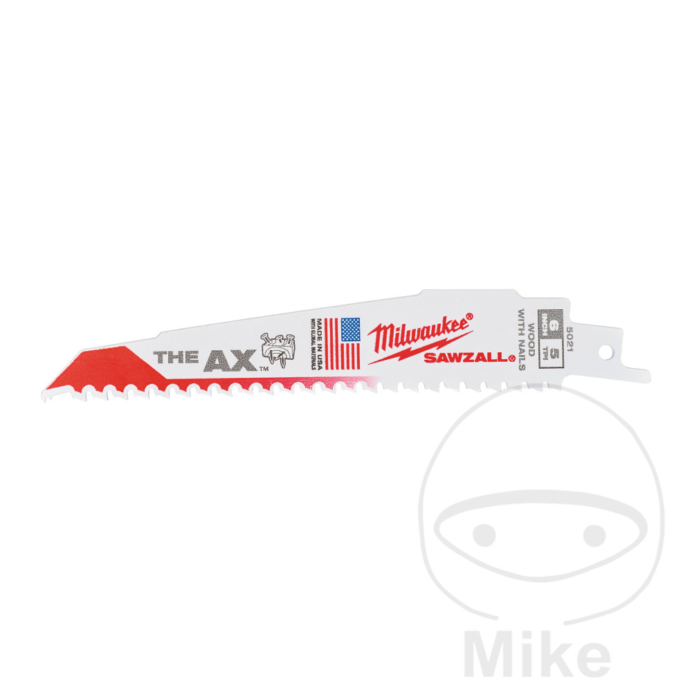 Milwaukee pilový list na pily ocasky 150X5 mm pro dřevo + hřebíky VE5