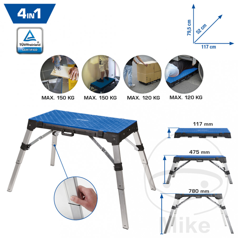 KS Tools pracovní plošina 4 nerez 1