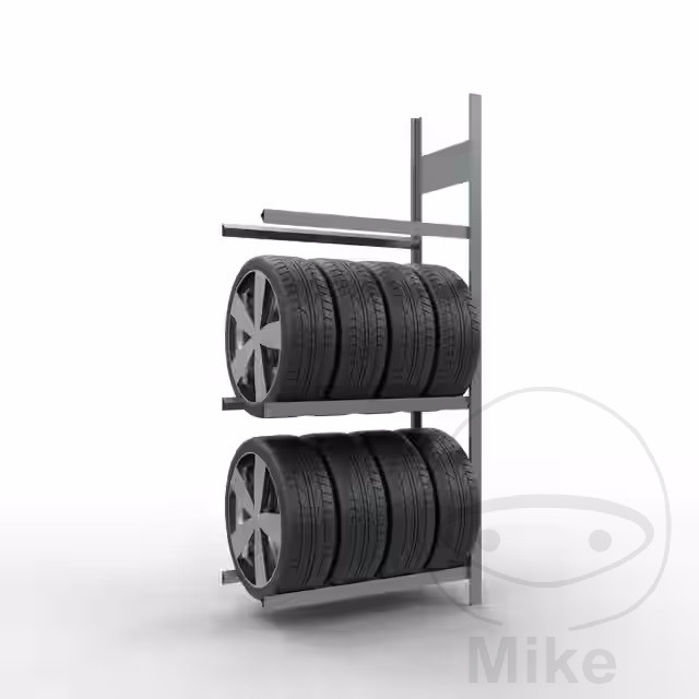 Kleck regál na pneumatiky 3 úrovně přístavbové pole 2000X910X436 mm pozinkovaný