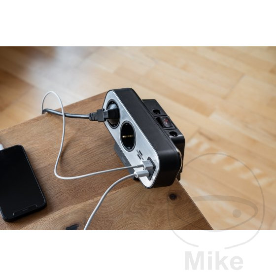 Brennenstuhl stolní zásuvková lišta USB C USB A zásuvky