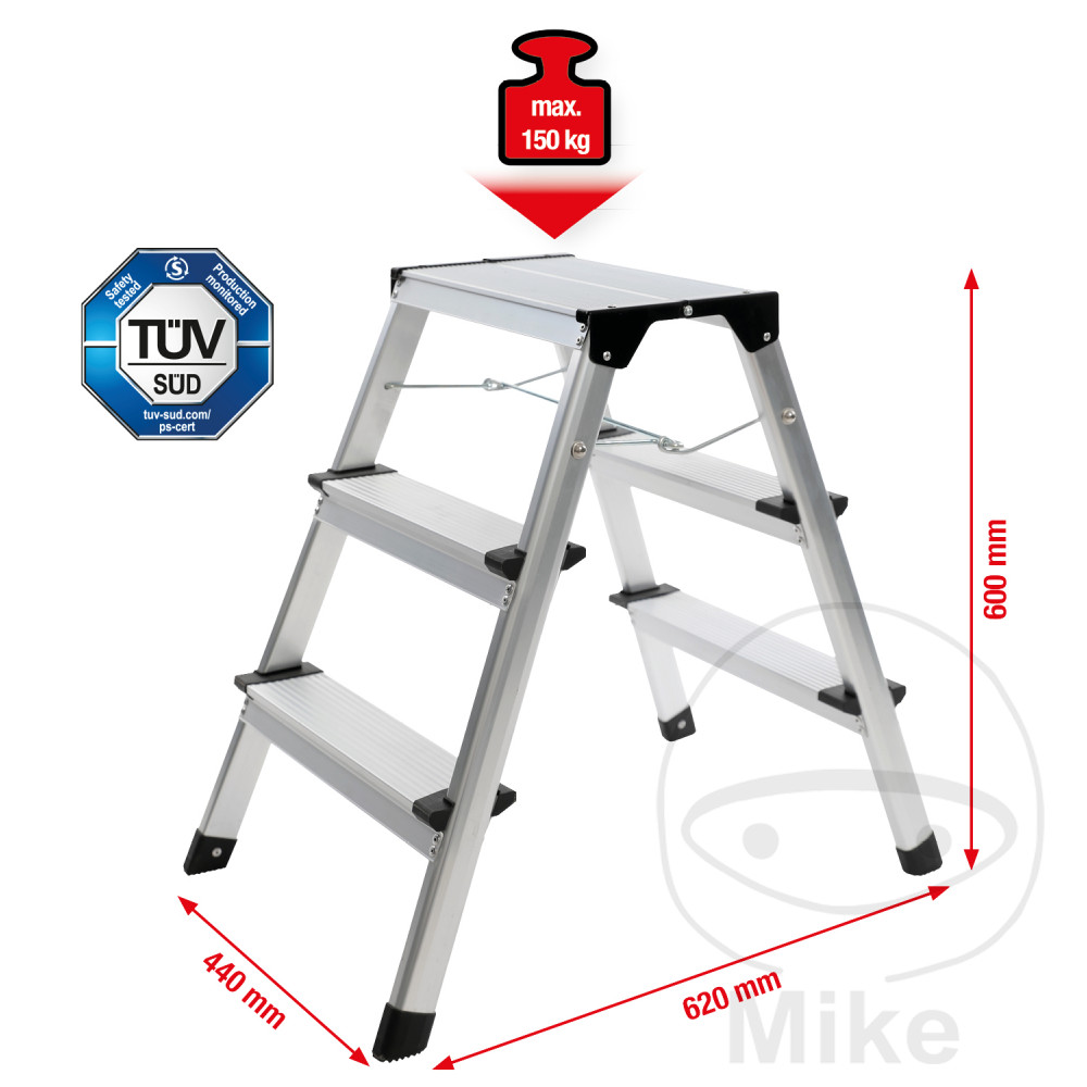KS Tools štaflový žebřík oboustranně schůdný