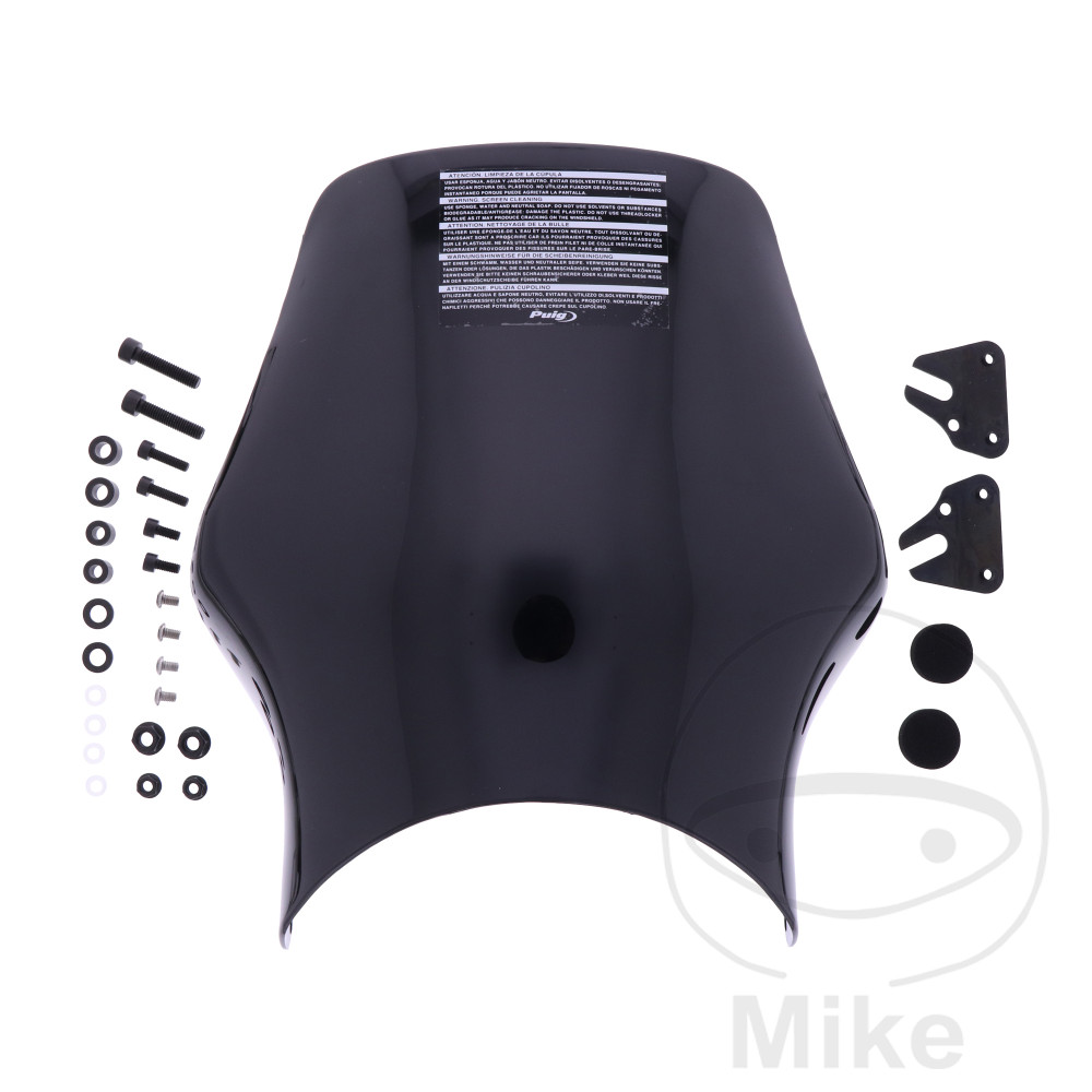 Puig plexi naháč PUIG černá BMW G 650 XCOUNTRY 07-10, G 650 XCOUNTRY ABS 07-10, R 45 S 78-85, R 45 N 78-85, R 65 1SERIE 78-80, R 65 2SERIE 80-85, R 65 3SERIE MONOLEVER 85-93...